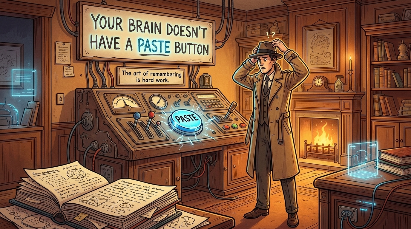 Josh Adler — Your Brain Doesn't Have a Paste Button